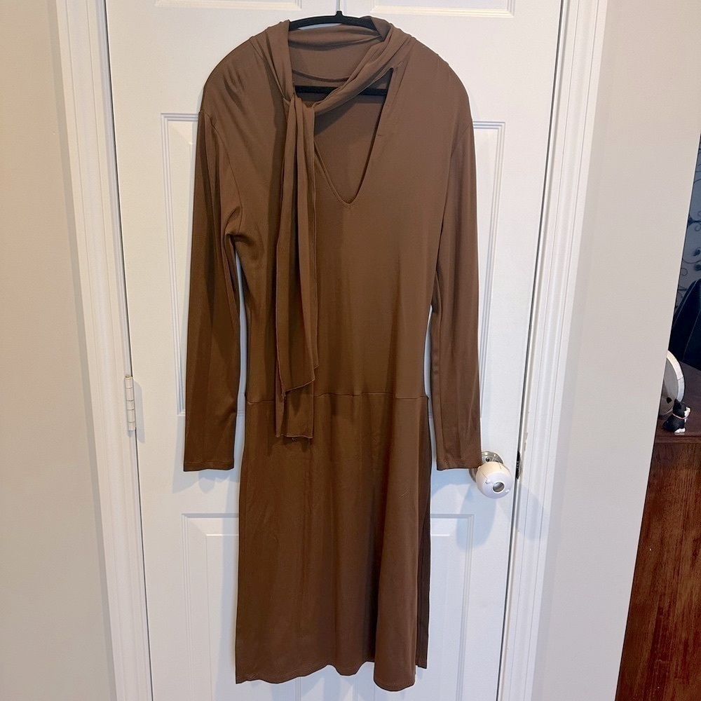 Carilyn Vaile Longsleeve Stretchy Dress Size Large